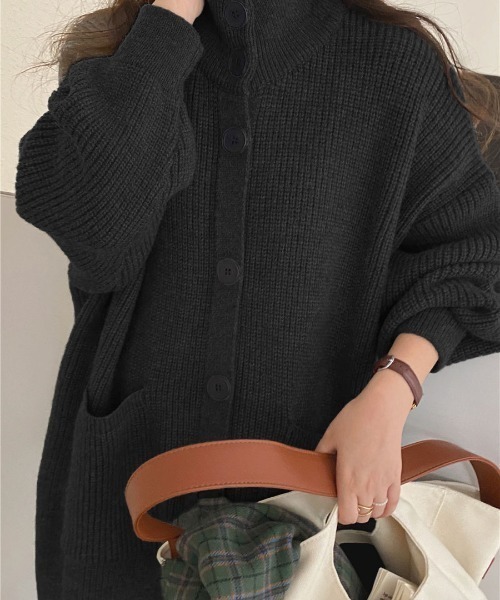 【1度着用のみ美品】 ノーブル ハイネックアンサンブル ニット カーディガン ハイネックアンサンブル | ニット | NOELA OFFICIAL WEB STORE