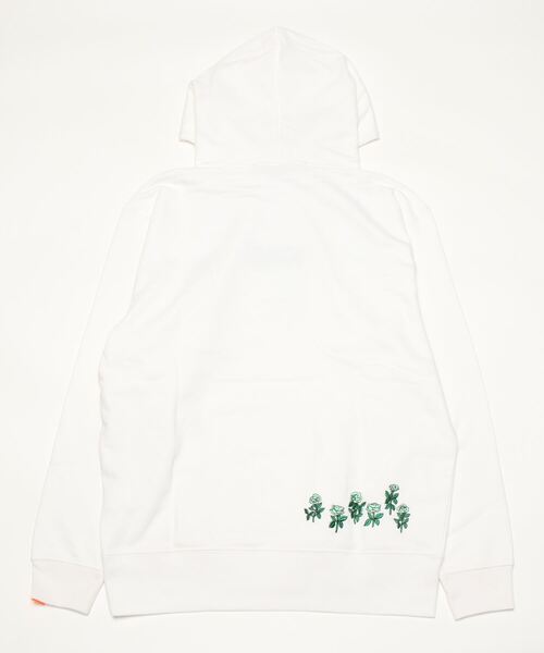 STUDIO SEVEN パーカー Rose White Hoodie「STUDIOSEVEN/スタジオ