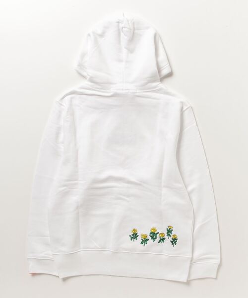 STUDIO SEVEN パーカー Rose White Hoodie「STUDIOSEVEN/スタジオ