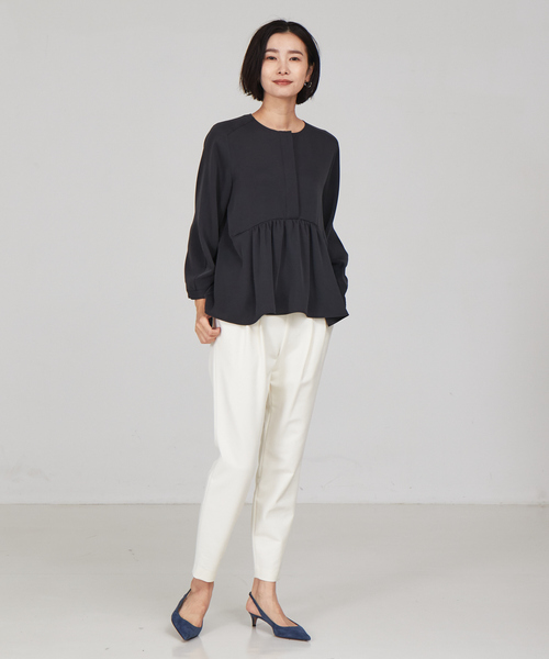 qualite スラックス パンツ 「23AW」2WAYバックピーチタック
