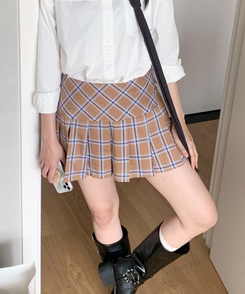 楽天市場】スクールスカート 学生制服 JK 膝上丈 チェック柄