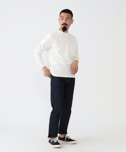 【美品】BEAMS A.P.C. ポケット ロングスリーブ Tシャツ　ロンT A.P.C. (アーペーセー) POCKETemb LONG SLEEVE T / ポケット