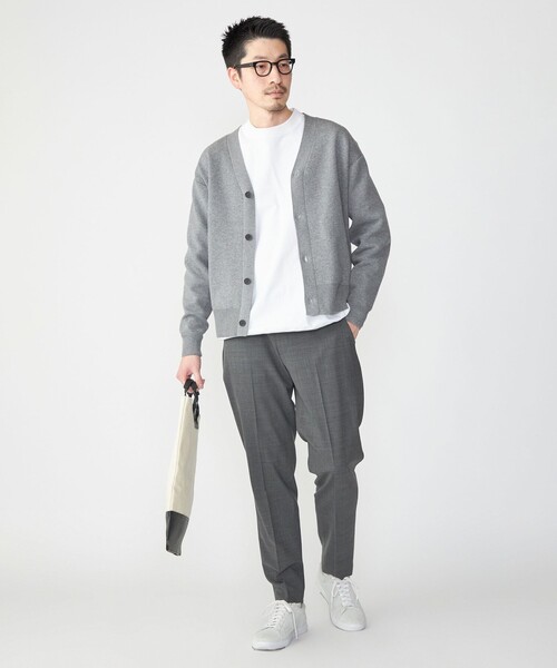 シップス（SHIPS）/SHIPS: 〈手洗い可能〉 ダブルフェイス コットン カシミヤ Vネック カーディガン SHIPS（シップス） カーディガン SHIPS: 「手洗い可能」 ダブル