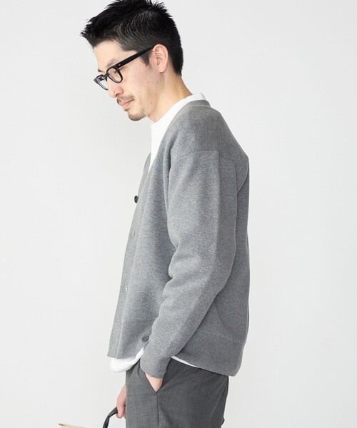 SHIPS（シップス） カーディガン SHIPS: 「手洗い可能」 ダブル