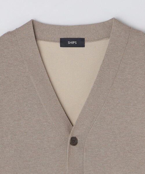 SHIPS（シップス） カーディガン SHIPS: 「手洗い可能」 ダブル