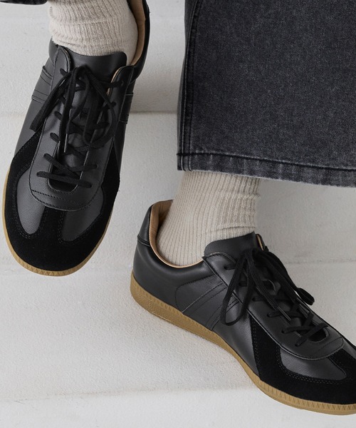 GERMAN TRAINER スニーカー ALL LEATHER TRAINER/ジャーマン