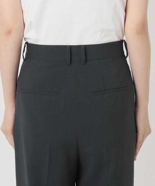 スピックアンドスパン　センタープレスワイドパンツ セール】センタープレスワイドパンツ（スラックス）｜Spick