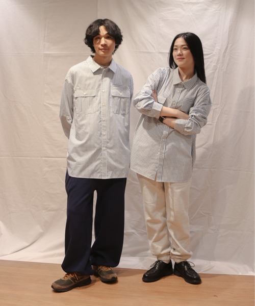 BROKEN BASE（ブロークンベース） シャツ ダブルポケットチェック