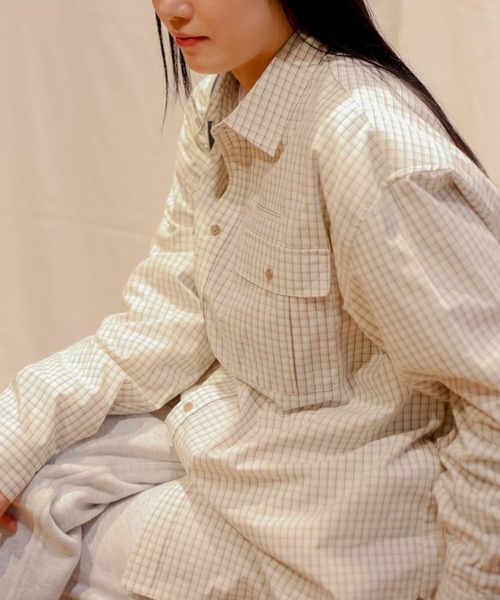 BROKEN BASE（ブロークンベース） シャツ ダブルポケットチェック