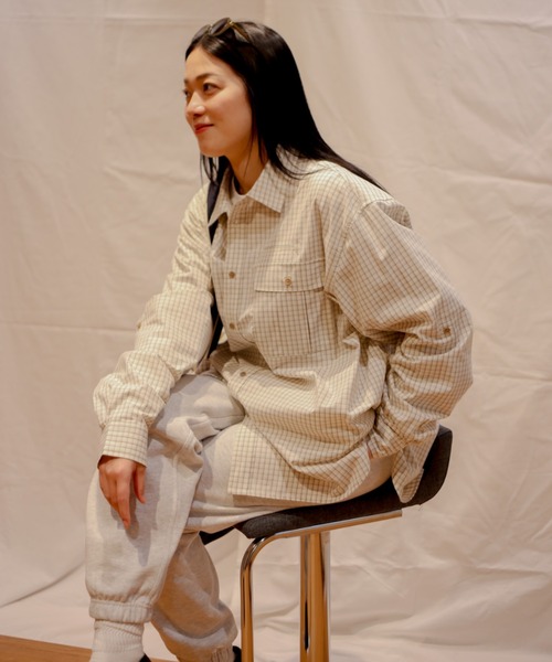 BROKEN BASE（ブロークンベース） シャツ ダブルポケットチェック