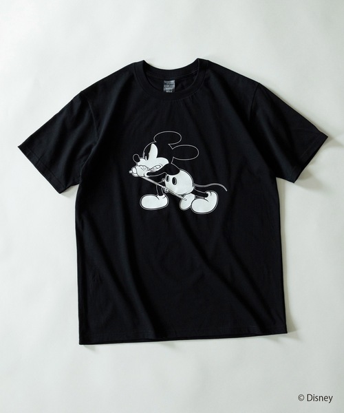 ナンバーナイン 【2】 Tシャツ 日本製 プリント ディズニー ミッキー 半袖 Disney tシャツ MICKEY MOUSE NN T-SHIRT メンズ レディース