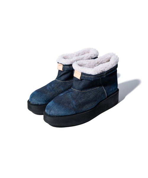 glamb（グラム） ブーツ Denim Boa Boots / デニムボアブーツ メンズ