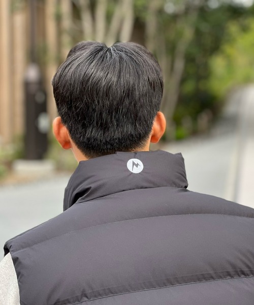 Marmot　ベスト　ダウン　ブラック　ライト　古着　スケーター　ストリート Marmot ブラック ベスト - メルカリ