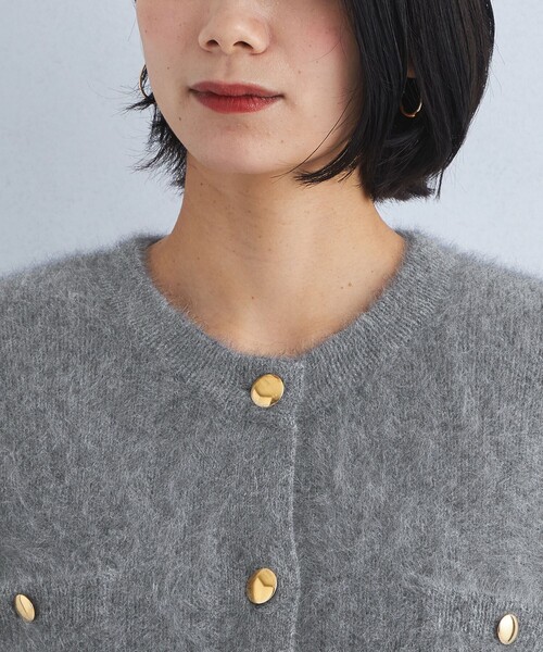 green label relaxing 結論デイリーエリートカーディガングレー green label relaxing（グリーンレーベルリラクシング） カーディガン