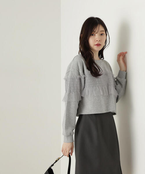 トレーナー スウェット コットンチュール / スウェット / S レディース PROPORTION BODY DRESSING トレーナー スウェット チュール
