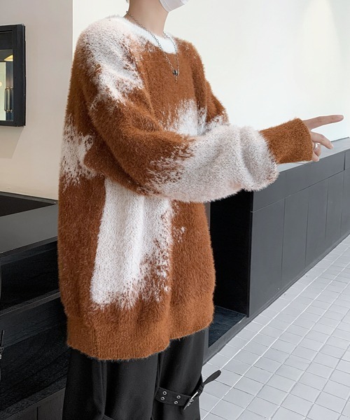 クラネ　シャギーボリュームニット CLANE/クラネ】SHAGGY SHORT CARDIGAN/シャギーショート