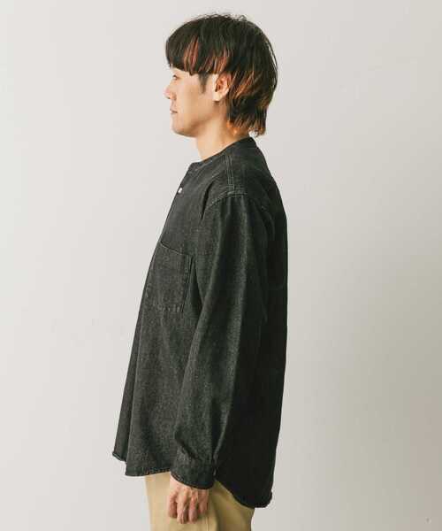 ⚫︎Lサイズ！ENGINEERED GARMENTS デニムバンドカラーシャツ URBAN RESEARCH DOORS シャツ デニムバンドカラーシャツ メンズ