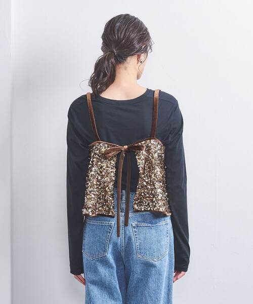 キャミソール 「ST.AGNI/セントアグニ」Feathered Cami ST.AGNI/セントアグニ】Feathered Cami（キャミソール）｜AP