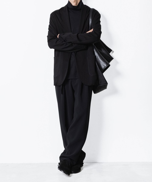 ◆美品 23AW ATTACHMENT ダブルフェイスカラーレスカーディガン ◇美品 23AW ATTACHMENT ダブルフェイスカラーレスカーディガン