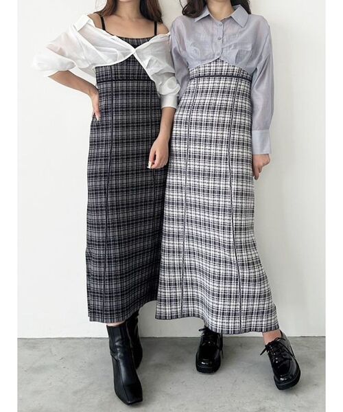 MERCURYDUO（マーキュリーデュオ） ワンピース シャツドッキング
