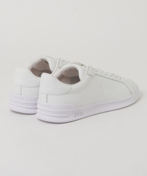 【POLO RALPH LAUREN】HRTCTII ロゴ入り レザー スニーカー ♪ POLO RALPH LAUREN ポロ ラルフローレン スニーカー レディース