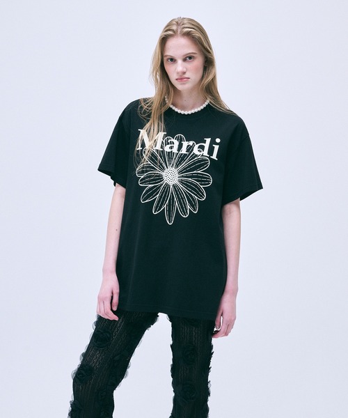 ★MARDI MERCREDI★UNISEX TSHIRT FLOWERMARDI★大人気★ Mardi Mercredi tシャツ UNISEX TSHIRT FLOWERMARDI レディース