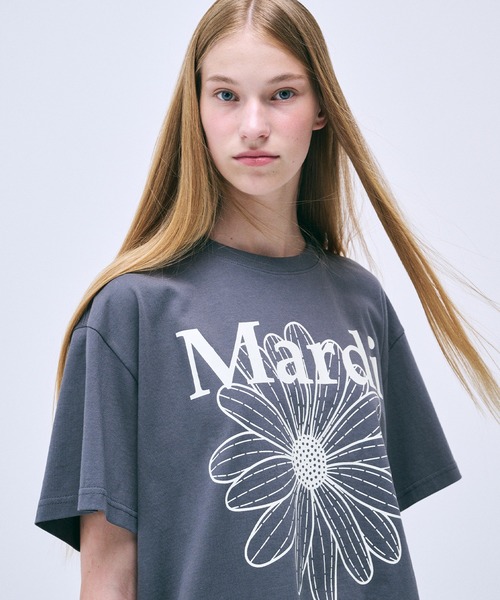 MARDI Mercredi フラワープリント Tシャツとショートパンツ セット MardiMercrediフラワープリント Tシャツ ショートパンツ セット