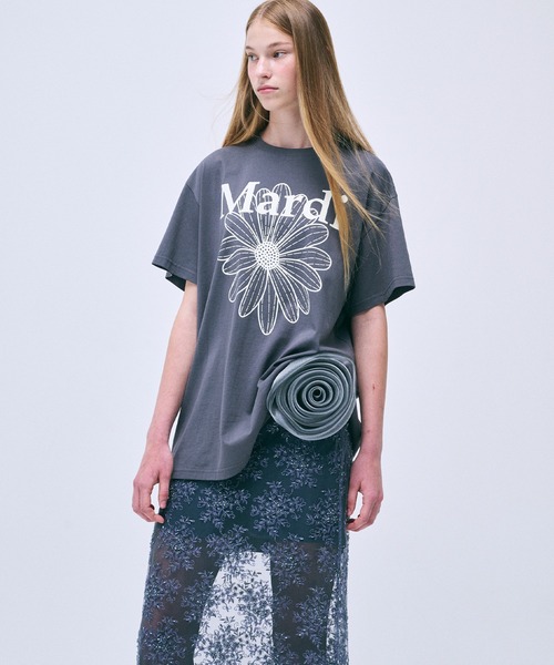 Mardi Mercredi tシャツ UNISEX TSHIRT FLOWERMARDI レディース