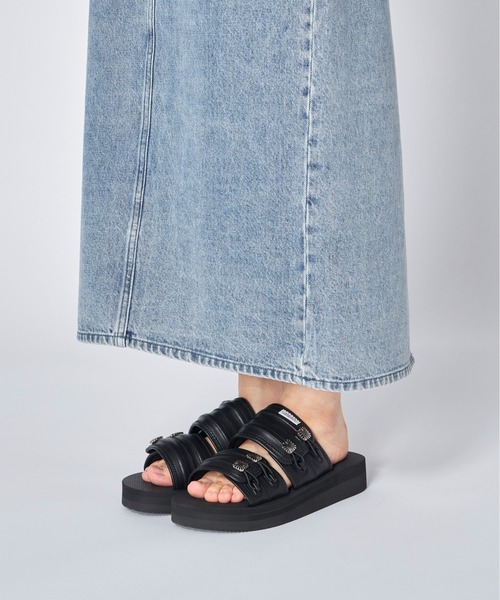 【関税込み】Toga Pulla フラットサンダル TOGA PULLA 「TOGA PULLA」 フラットサンダル 22 ブラック