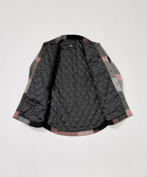【BLACK LABEL CREST BRIDGE】パッチワークデザインシャツ POWER TOPS｜BLACK LABEL CRESTBRIDGE(ブラックレーベル