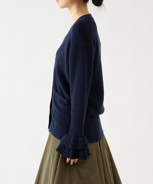 martinique（マルティニーク） カーディガン ウールブークレー