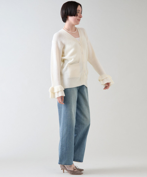 martinique（マルティニーク） カーディガン ウールブークレー