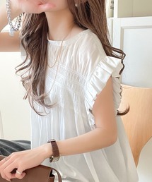 トップス ブラウス 長袖 Aライン 切り替え フェミニン シフォン 透け感 ギャザー 薄手 きれいめ 上品 おしゃれ レトロ アジアン エキゾチック こなれ感 ガーリー 楽天市場】シフォンフリルトップス シフォンブラウス ハイネック