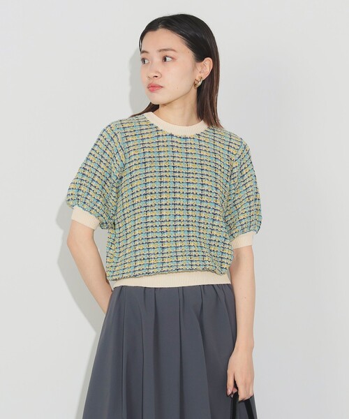 ロゴチェックニット セール】 ドライノヴァ(R)クレストブリッジチェックニット