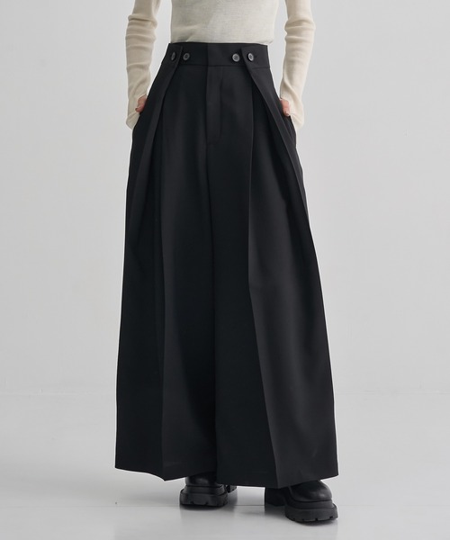 STUDIOUS パンツ 「STUDIOUS/ステュディオス」2way Tucked