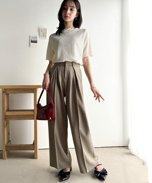 feuille フォイユ　半袖Tシャツ tops_6 白 36 Whitesville Japanese Made T-Shirts - White (2-Pack)