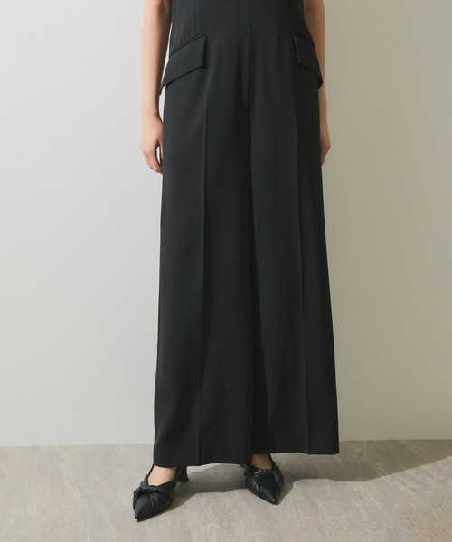 【新品】アダムエロペ　WEB限定 Vネックロンパース　38サイズ ADAM ET ROPÉ FEMME(アダム エ ロペ ファム) / 【WEB限定】V