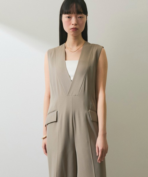 ADAM ET ROPE'（アダムエロペ） オールインワン 「WEB限定」Vネック