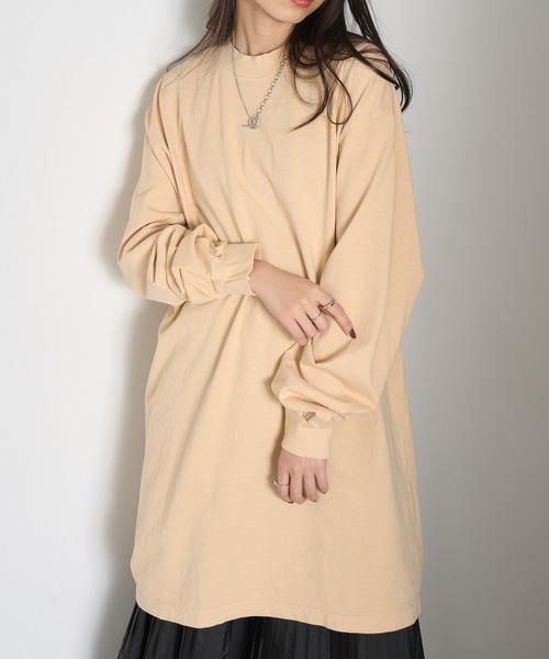 値下げLOS ANGELES APPAREL ワンピース ホワイト M LOS ANGELES APPAREL（ロサンゼルスアパレル） ワンピース 「Los