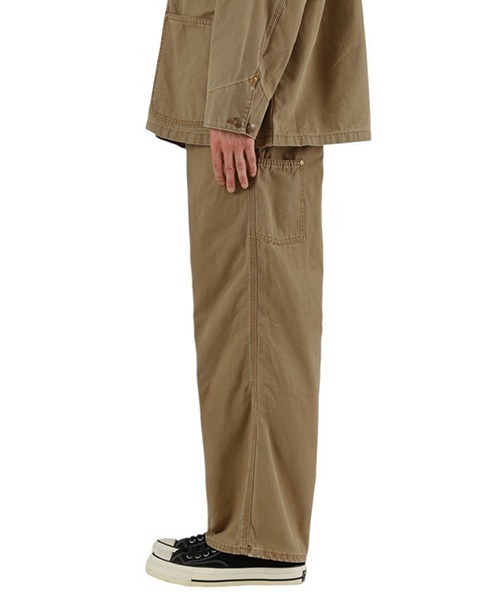 パンツ 「ASSEMBLANC」シルクブレンドクリースワイドトラウザー メンズ