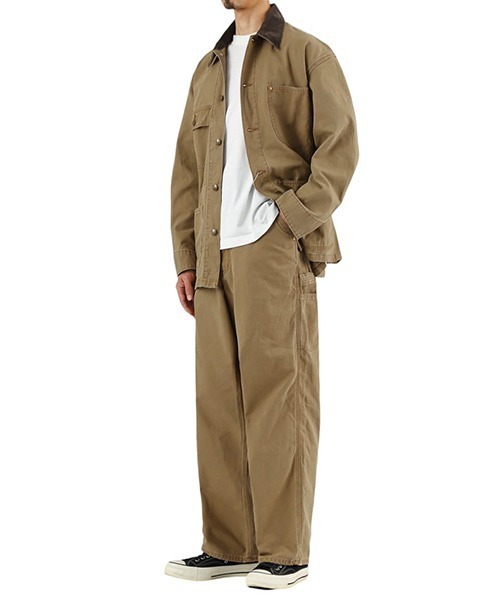 パンツ 「ASSEMBLANC」シルクブレンドクリースワイドトラウザー メンズ