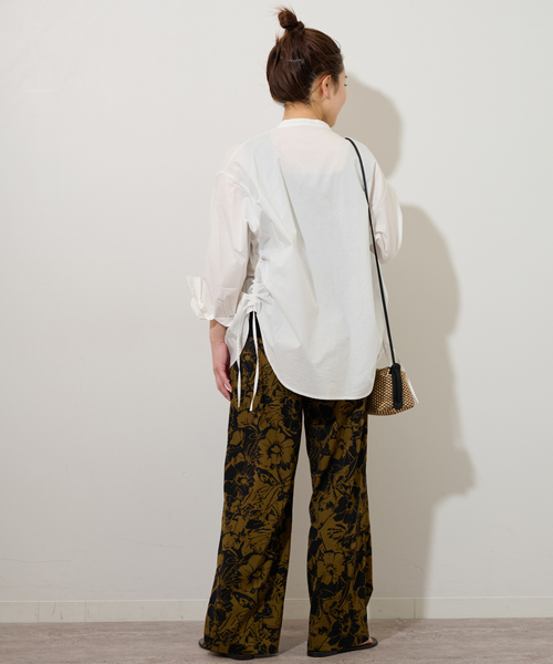 JOURNAL STANDARD relume ブラウス シャツ サイドドロストシャツ