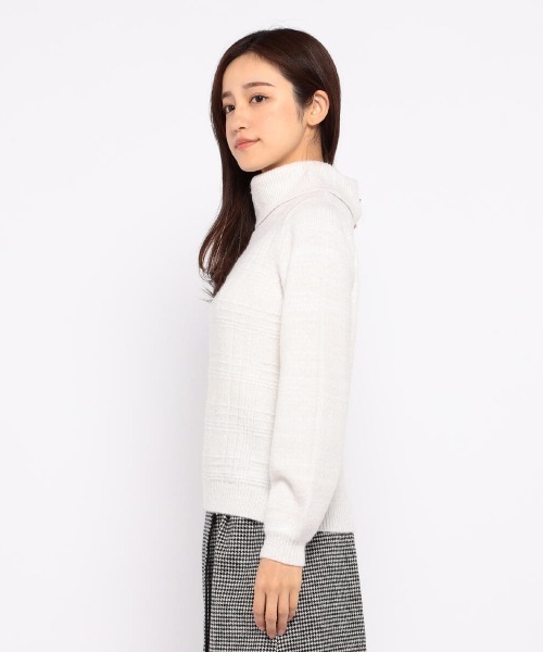 「MISCH MASCH」 タートルネックニット MEDIUM ライトブルー レディース_画像5