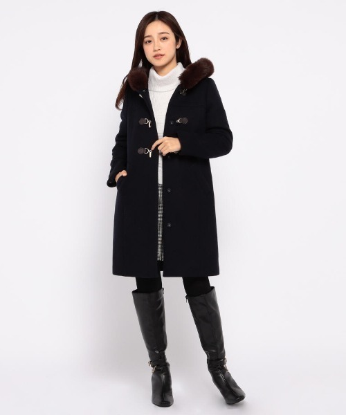 「MISCH MASCH」 タートルネックニット MEDIUM ライトブルー レディース_画像9