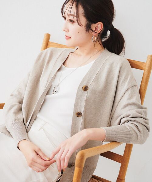 新品未使用品 cruciani シルク×リネン 48 L ベージュ カーディガン 新品未使用品 cruciani シルク×リネン 48 L ベージュ カーディガン