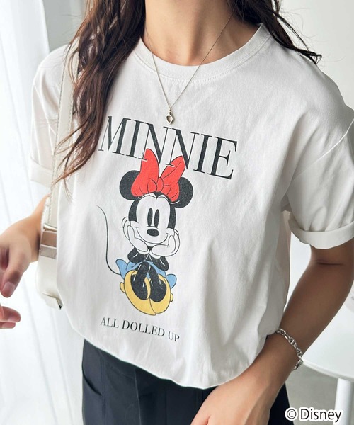 disney ディズニー ミニー vintage Tシャツ Disney tシャツ 「Disney/ディズニー」別注/Mickey