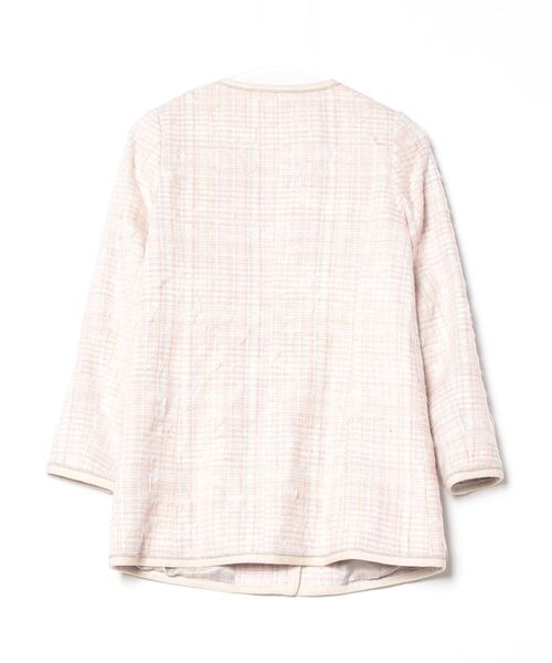 「BANNER BARRETT」 ノーカラージャケット 36 ピンク レディース_画像2