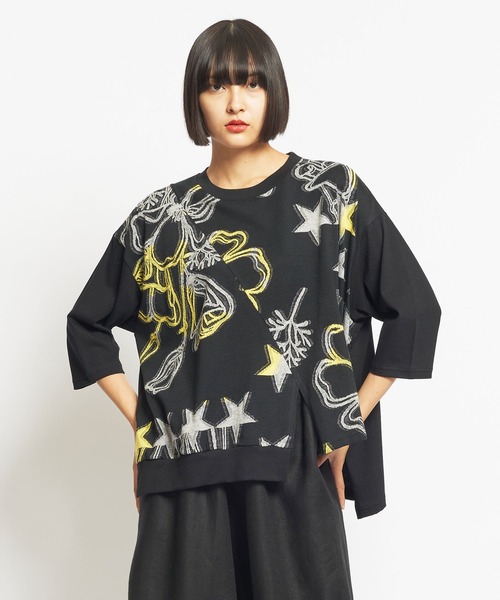 tシャツ CAポピーJQ　スクエアＴ レディース メンズ gomme tシャツ CAポピーJQ スクエアT レディース メンズ