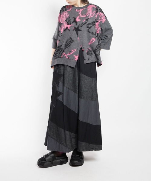 tシャツ CAポピーJQ　スクエアＴ レディース メンズ gomme tシャツ CAポピーJQ スクエアT レディース メンズ