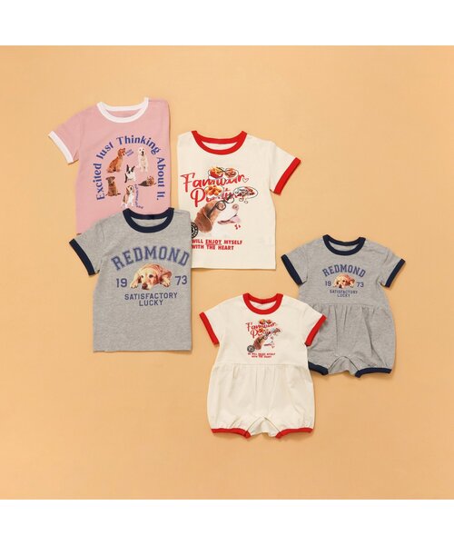ベビー服 ロンパース 「リンク」wonderful　リンガーDOGカレッジロンパス | BREEZE | 04